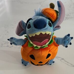 Disney Stitch Plush in Pumpkin Costume - 2005